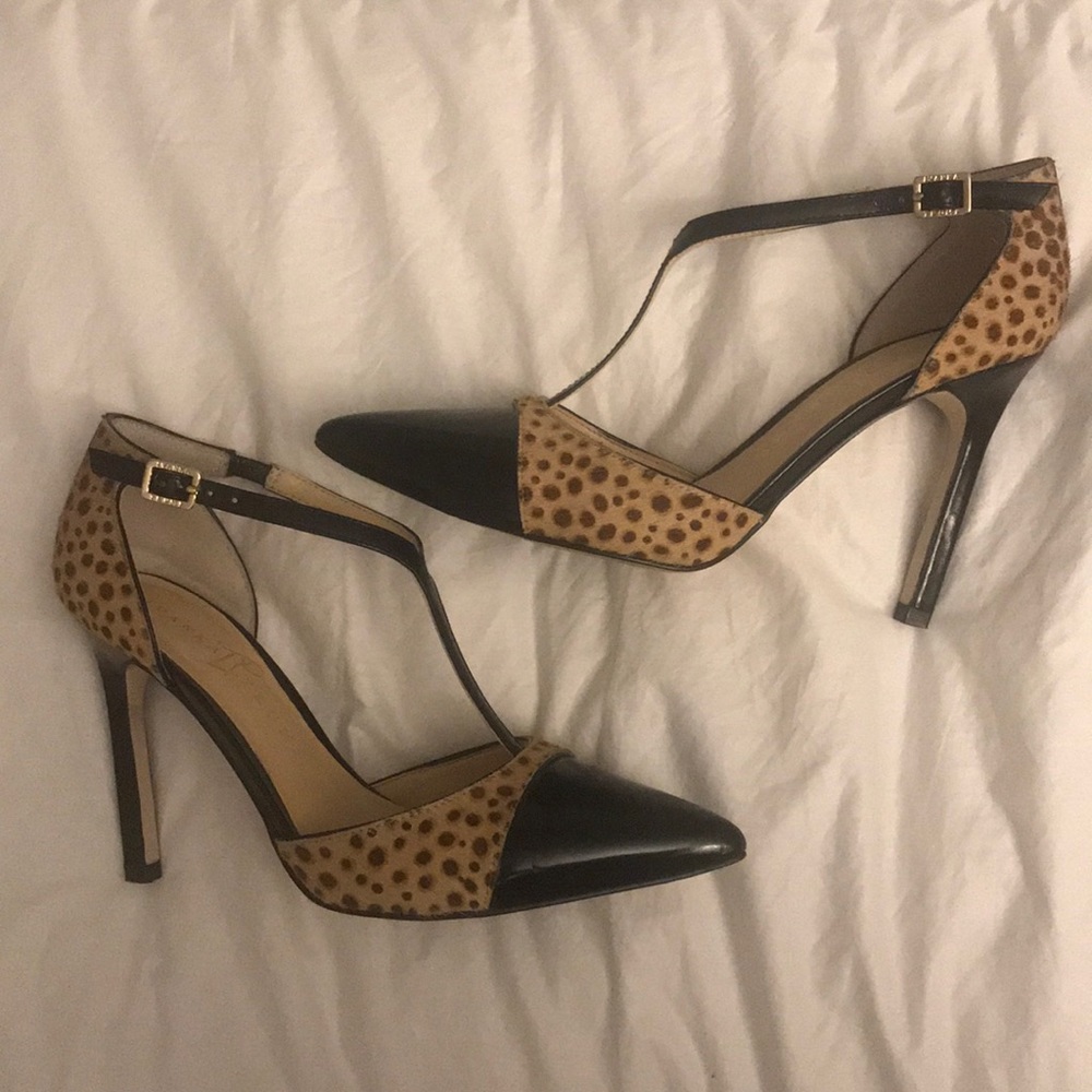 Ivanka Trump Animal Print Heels